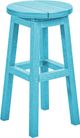 C R Plastics Generation Line Turquoise Counter Stool-0