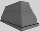 Vent-A-Hood® Designer Series 66" Gunsmoke Island Range Hood-4