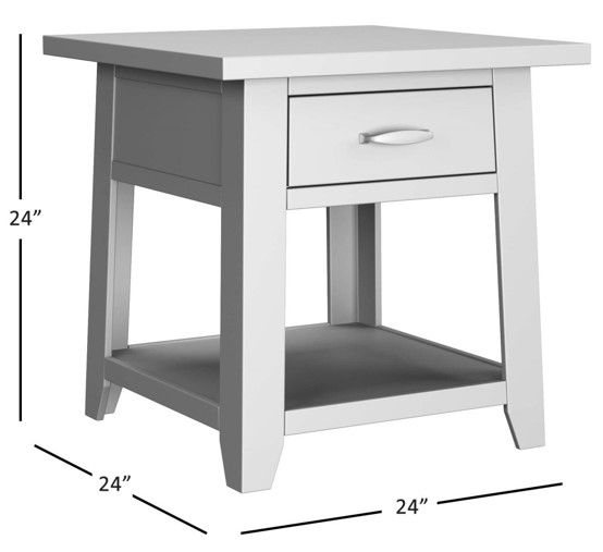 Jofran Inc. Telluride Driftwood End Table-2