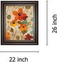 Classy Living Silvia Vassileva Vibrant Embroidery III 22" Wall Art-2