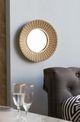A & B Home Sunburst Gold Mirror-1