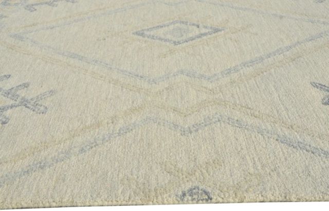 KAS Rugs Hudson Ivory Taupe Southwest 5'x7' Area Rug-1
