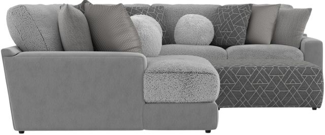 Jackson Furniture Canyon 5-Piece Gray/Platinum/Zinc Left-Arm Facing Sectional and Ottoman-4