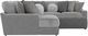 Jackson Furniture Canyon 5-Piece Gray/Platinum/Zinc Left-Arm Facing Sectional and Ottoman-4