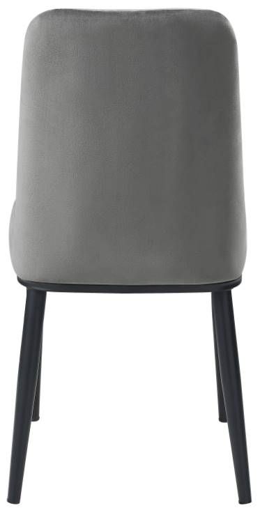 Homelegance® Salerno Gray/Black Dining Side Chair-3