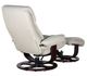 BarcaLounger® Dawson Roman Ivory Swivel Reclining Pedestal Chair and Ottoman Set-4