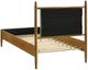 Coaster® Mason Gray/Light Brown Twin Upholstered Panel Bed-3