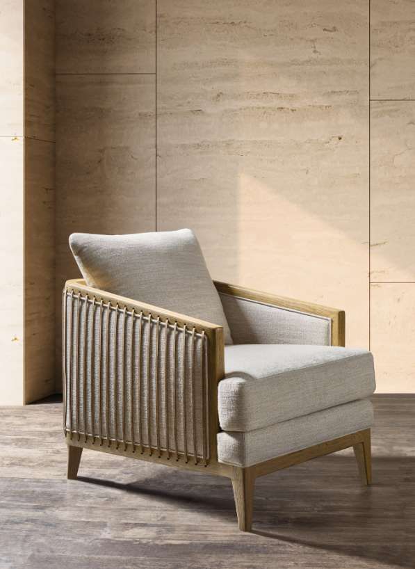Hooker® Furniture SS Enveyed Beige/Cashew Stationary Chair-1