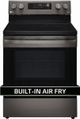 LG 30" PrintProof™ Black Stainless Steel Freestanding Electric Range with Air Fry-0