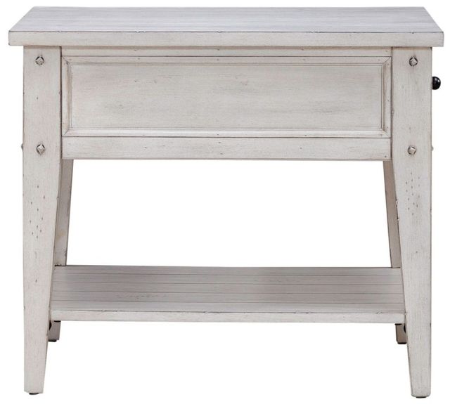 Liberty Furniture Lake House Weathered White End Table-3