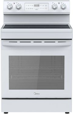 Midea® 30" White Freestanding Electric Range