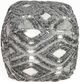 TOV Furniture Charcoal Grey Mintaka Pouf-0