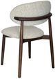 Nest Home Collections Erica Carob/Paloma Gray Dining Chair-2