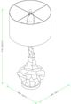 Surya Alexis Silver Table Lamp-5