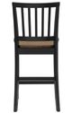 Steve Silver Co. Joplin Walnut/Ebony Counter Stool-4