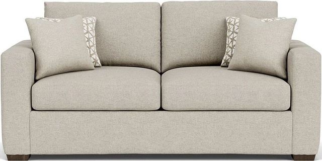 Flexsteel® Collins Silver Driftwood Two-Cushion Sofa-1