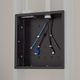 Chief® Proximity® Black Large In Wall Storage Box with Flange-0