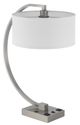 Cal® Lighting & Accessories Belfort Brushed Steel Table Lamp-0