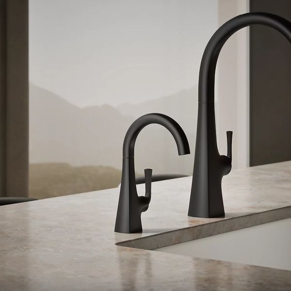 KOHLER® Graze® Matte Black Beverage Faucet-1