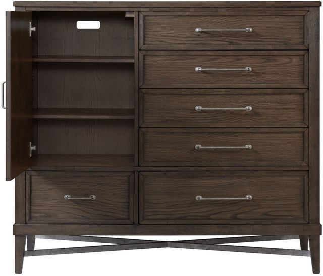 Intercon Preston Weathered Vintage Oak Gentleman's Chest-2