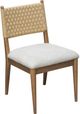 Modus Furniture Langley Cabin Glow/Sweater Woven Back Side Chair-0