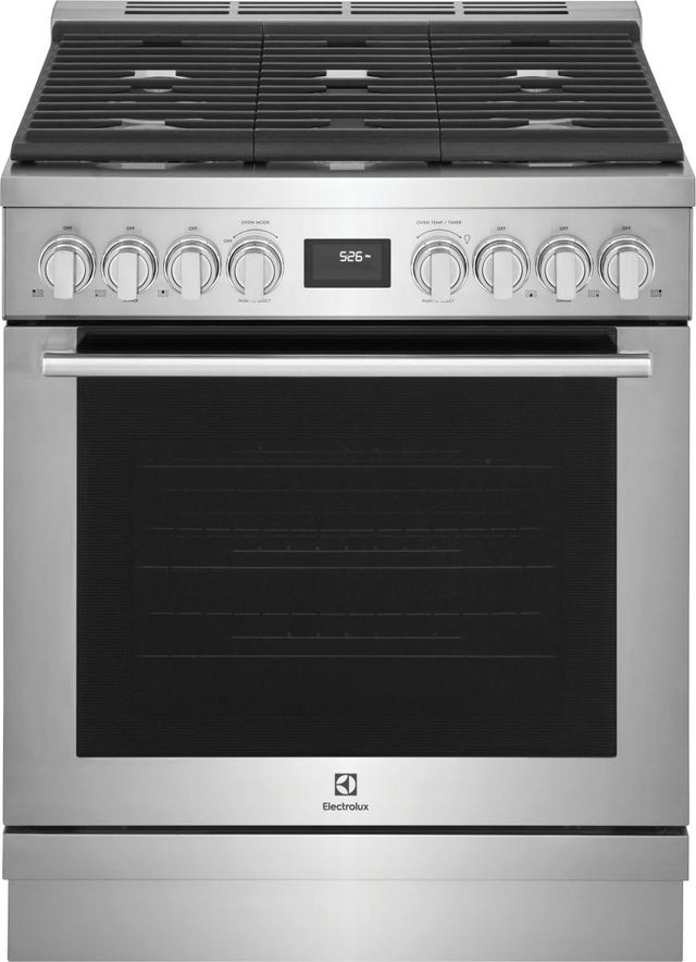 Electrolux 30" Stainless Steel Slide In Gas Range-0