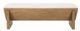 Uttermost® Wedged Ivory Fabric Bench-3