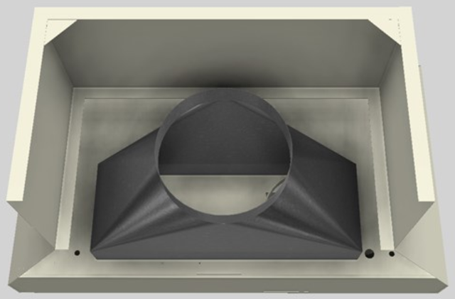Vent-A-Hood® 42" Biscuit Euro-Style Wall Mounted Range Hood-2