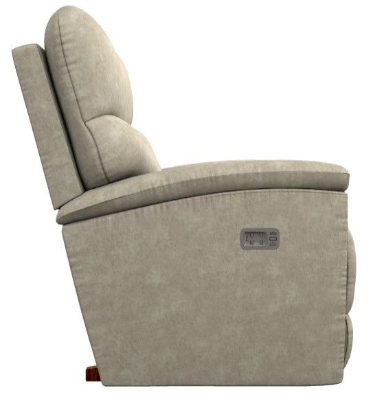 La-Z-Boy® Trouper Stucco Power Rocking Recliner with Headrest and Lumbar-2