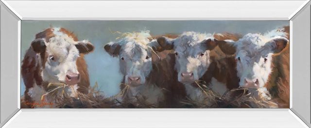 Classy Art Little Bull & The Babes by Carolyne Hawley Wall Art-0