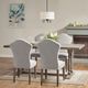 Olliix by Martha Stewart Tristan Set of 2 Light Grey Dining Chair Set-4
