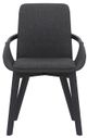 Armen Living Greisen Charcoal Dining Swivel Chairs-0