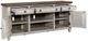 Liberty Furniture Heartland Antique White/Tobacco Tile TV Console-1