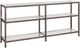 Coaster® Kate Black Nickel 2-Tier Bookcase-0