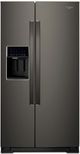 Whirlpool® 28.5 Cu. Ft. Black Stainless Steel Side-by-Side Refrigerator-0