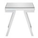 Steve Silver Co. Alfresco 3-Piece Mirrored Top Living Room Table Set with Chrome Base-2