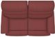 La-Z-Boy® Tripoli Reclina-Way® Merlot Reclining Loveseat-1
