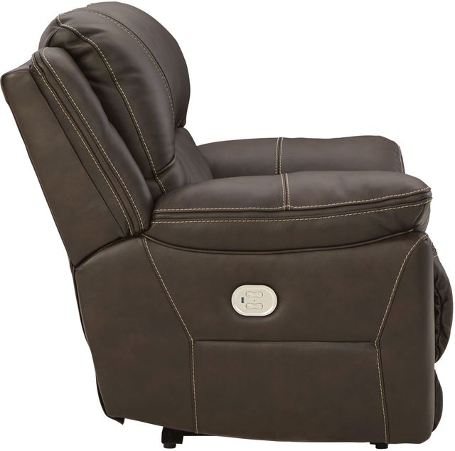 Signature Design by Ashley® Dunleith Chocolate Zero Wall Power Recliner with Power Headrest-3
