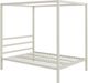 dhp furniture® Modern Off White Full Canopy Bed-1