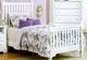 Vaughan-Bassett Cottage Snow White Twin Slat Poster Bed-0