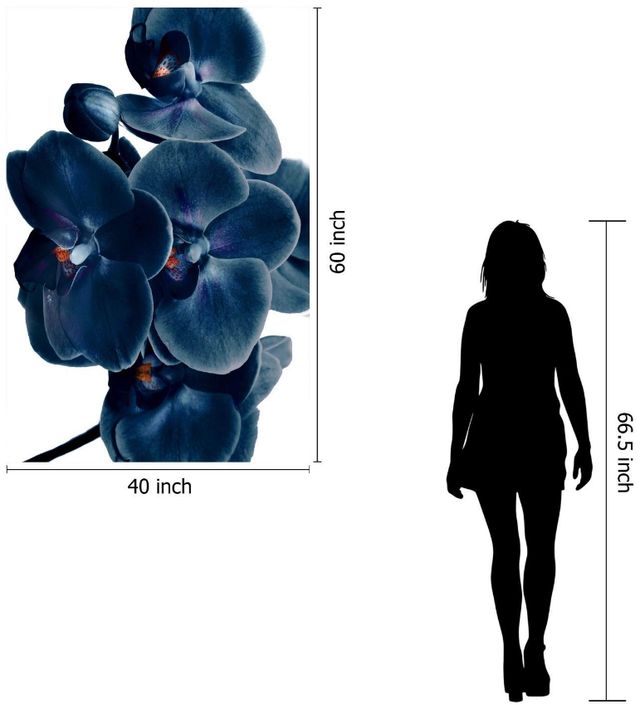 Classy Living Blue Orchid Wall Art-2