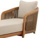 Dovetail Furniture Cian Natural//Sand Olefin/Teak Outdoor Lounge Chair-5