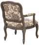 Olliix by Madison Park Multi Monroe Camel Back Exposed Wood Chair-3