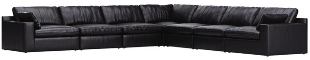 Signature Design by Ashley® Emilia 7-Piece Black Curved Sectional-0