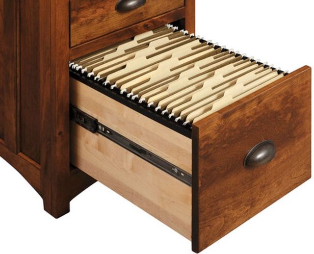 Country Classic Collection Customizable Mission 2-Drawer File Cabinet-2
