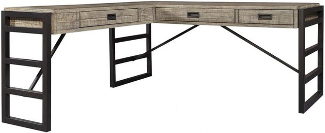aspenhome® Grayson Cinder Gray L-Shaped Desk-0
