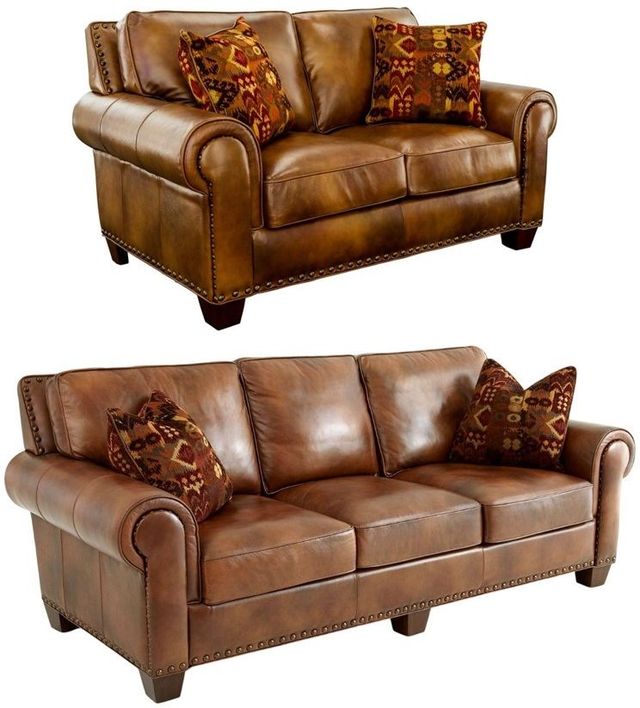Steve Silver Co. Silverado 2-Piece Camel Stationary Seating Set-1