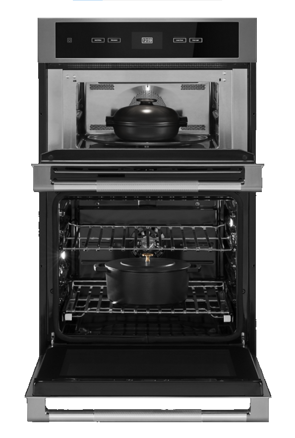 JennAir® RISE™ 27" Stainless Steel Oven/Microwave Combination Electric Wall Oven-1