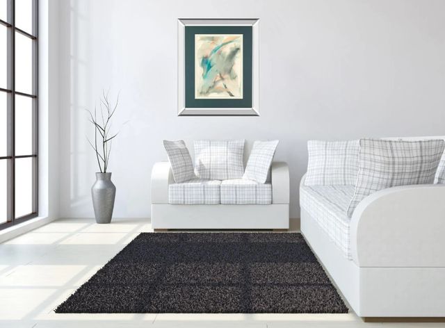Classy Art In Motion I By Danhui Nai Mirror Framed Wall Art-2