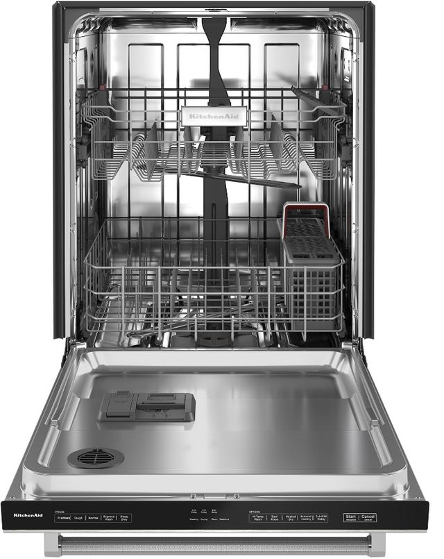 KitchenAid® 24" PrintShield™ Stainless Steel Top Control Built In Dishwasher-1